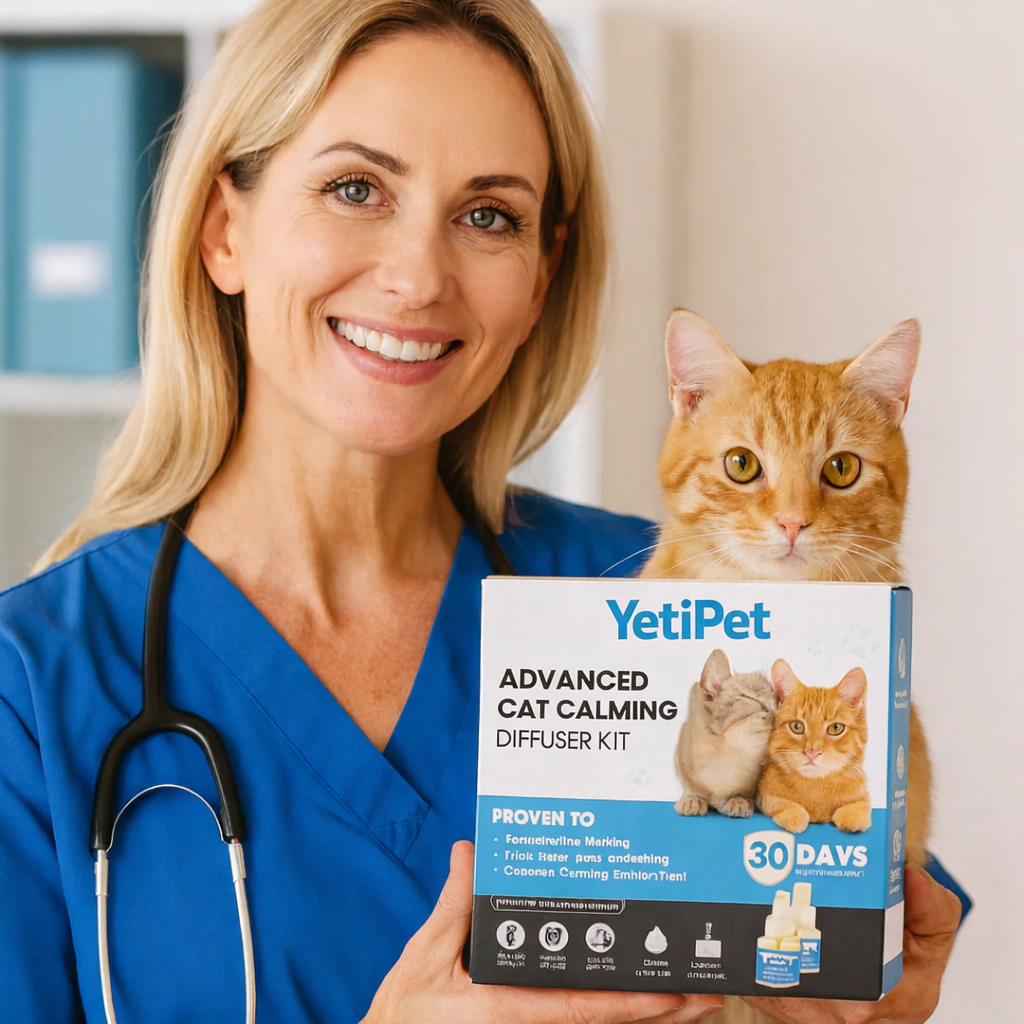 YetiPet™ - Cat Calming Diffuser | Dual-Pheromone Formula