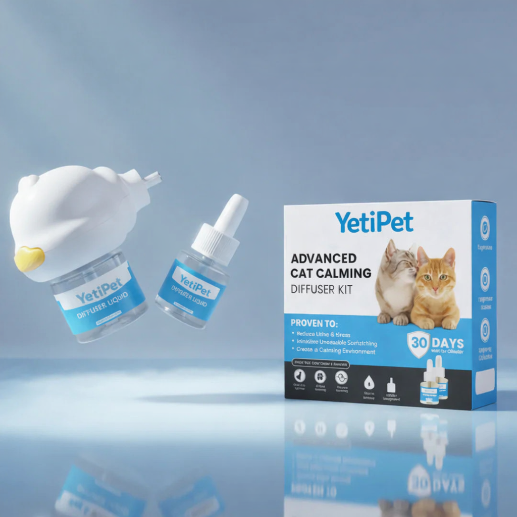 YetiPet™ - Cat Calming Diffuser | Dual-Pheromone Formula